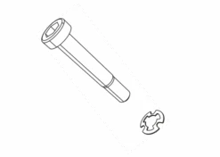 Bosch Intuvia Näytönjalustan Pultti M3x22 (Smart System)