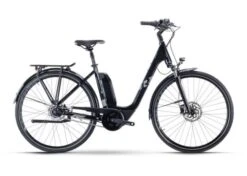 R Raymon CityRay E 4.0 28" Jalkajarrullinen - Sähkökaupunkipyörä -PolkuTech Verkkokauppa ray 21 cityraye 40 black grey front