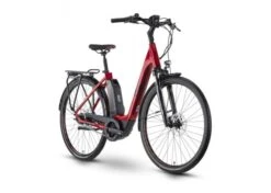 R Raymon CityRay E 4.0 28" Jalkajarrullinen - Punainen - Sähkökaupunkipyörä