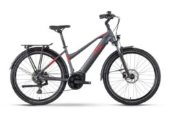 R Raymon TourRay E 6.0 Unisex - Sähköretkipyörä - Musta -PolkuTech Verkkokauppa ray tourraye60 27 lady anthrazit red black front