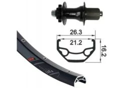 Rodi Takakiekko 29" 26-622, MTB 32R, 6-pultti