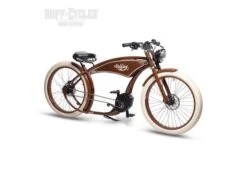 The Ruffian - Vintage Brown - Sähkökruisailupyörä -PolkuTech Verkkokauppa ruff cycles ruffian brown angle 2