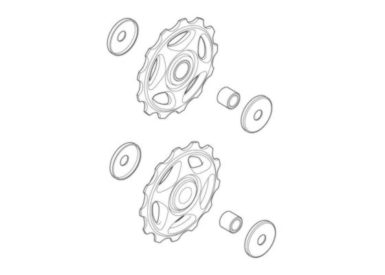 Shimano Ohjainrulla Pari 13T 7/8v Alivio/Acera/Altus 3 Shimano Ohjainrulla Pari 13T 7/8v Alivio/Acera/Altus