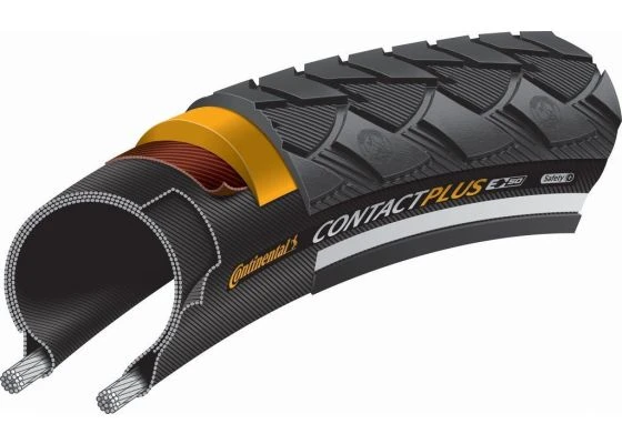 Continental Contact Plus Reflex Kaupunkirengas 28x1.25 32-622, Musta 3 Continental Contact Plus Reflex Kaupunkirengas 28x1.25 32-622, Musta